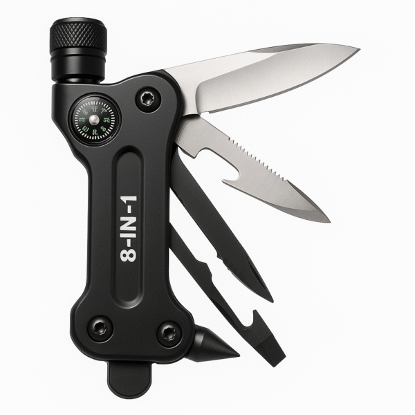 5. 8-in-1 Multifunctional Survival Tool