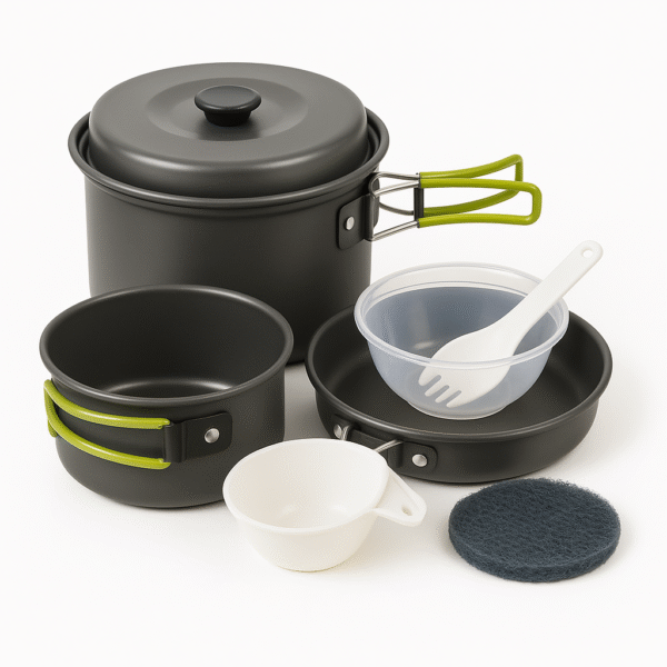 20. Durable Camping Cookware Mess Kit - Image 2