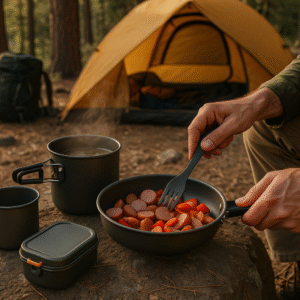 20. Durable Camping Cookware Mess Kit