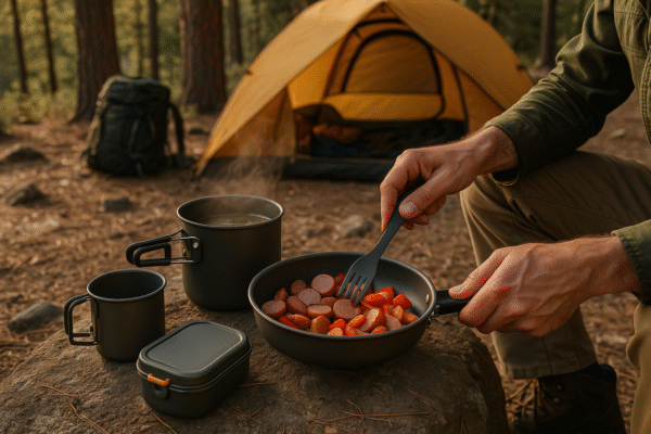 20. Durable Camping Cookware Mess Kit