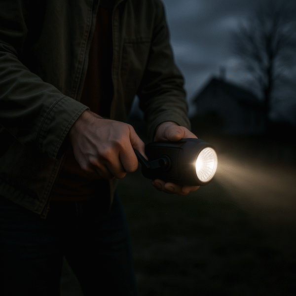 Emergency Hand-Crank Flashlight - Image 2
