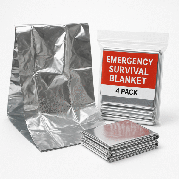 23. Emergency Survival Blanket 4-Pack