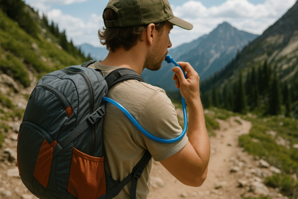 26. Hiking Daypack with Hydration Bladder
