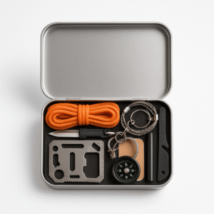 Outdoor Survival Tin Kit