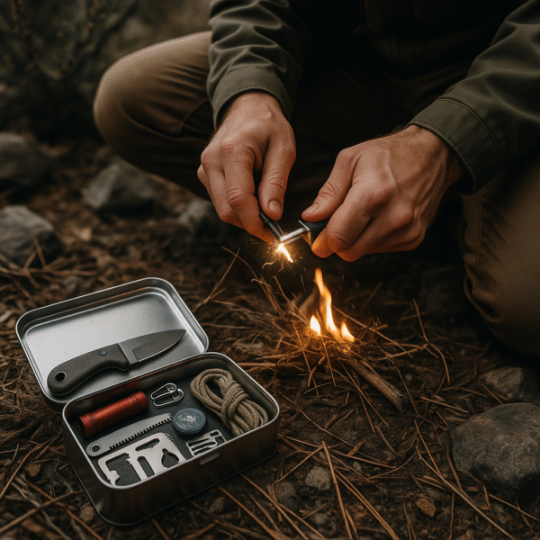 Outdoor Survival Tin Kit - Image 2