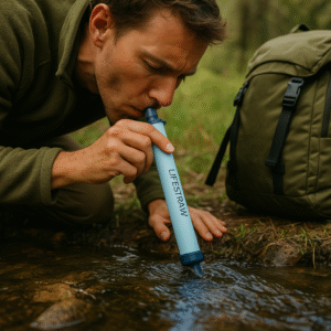 14. Portable Water Purification Straw