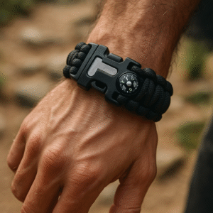 1. Tactical Paracord Survival Bracelet